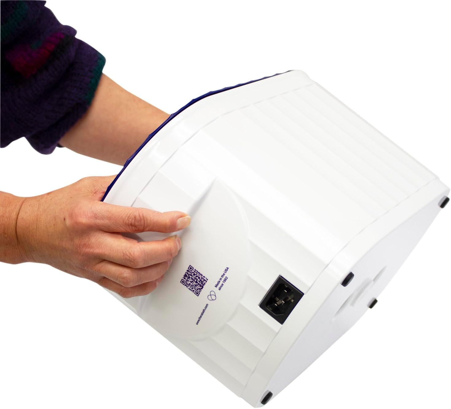 Therabath TB9 Adjustable Temperature Paraffin Wax Professional Grade Bath ThermoTherapy Heat Therapy by WR Medical - 6lbs PeachE, TherabathTB9-6-PeachE