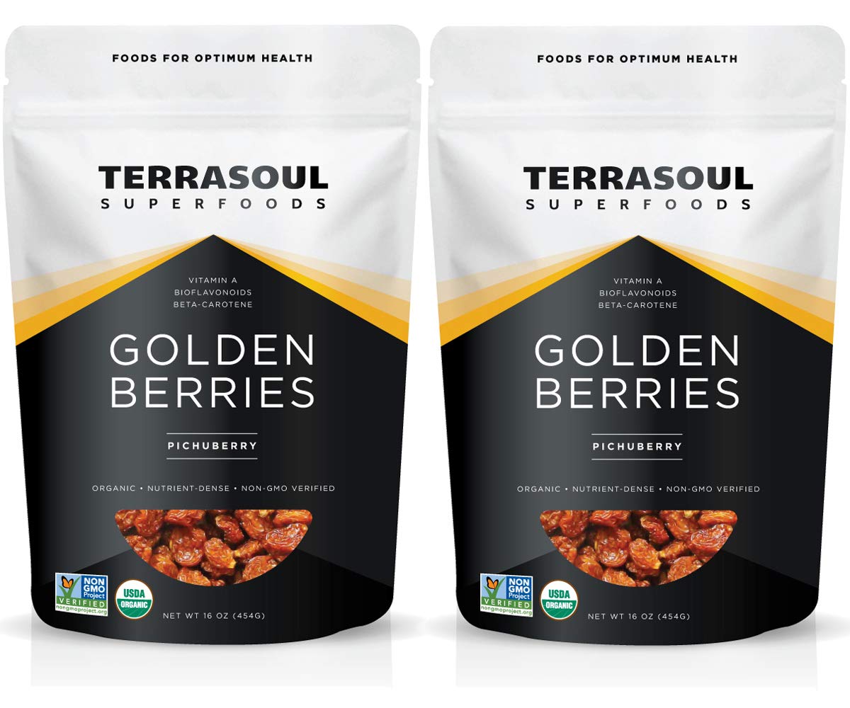 Terrasoul Superfoods Organic Golden Berries, 2 Pounds