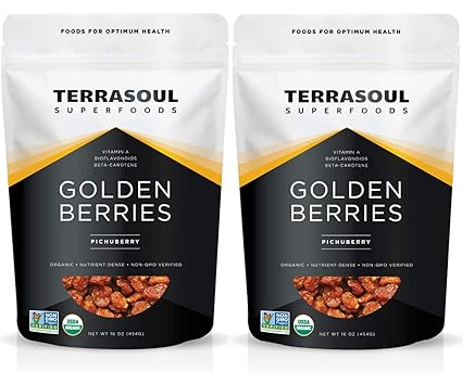 Terrasoul Superfoods Organic Golden Berries, 2 Pounds