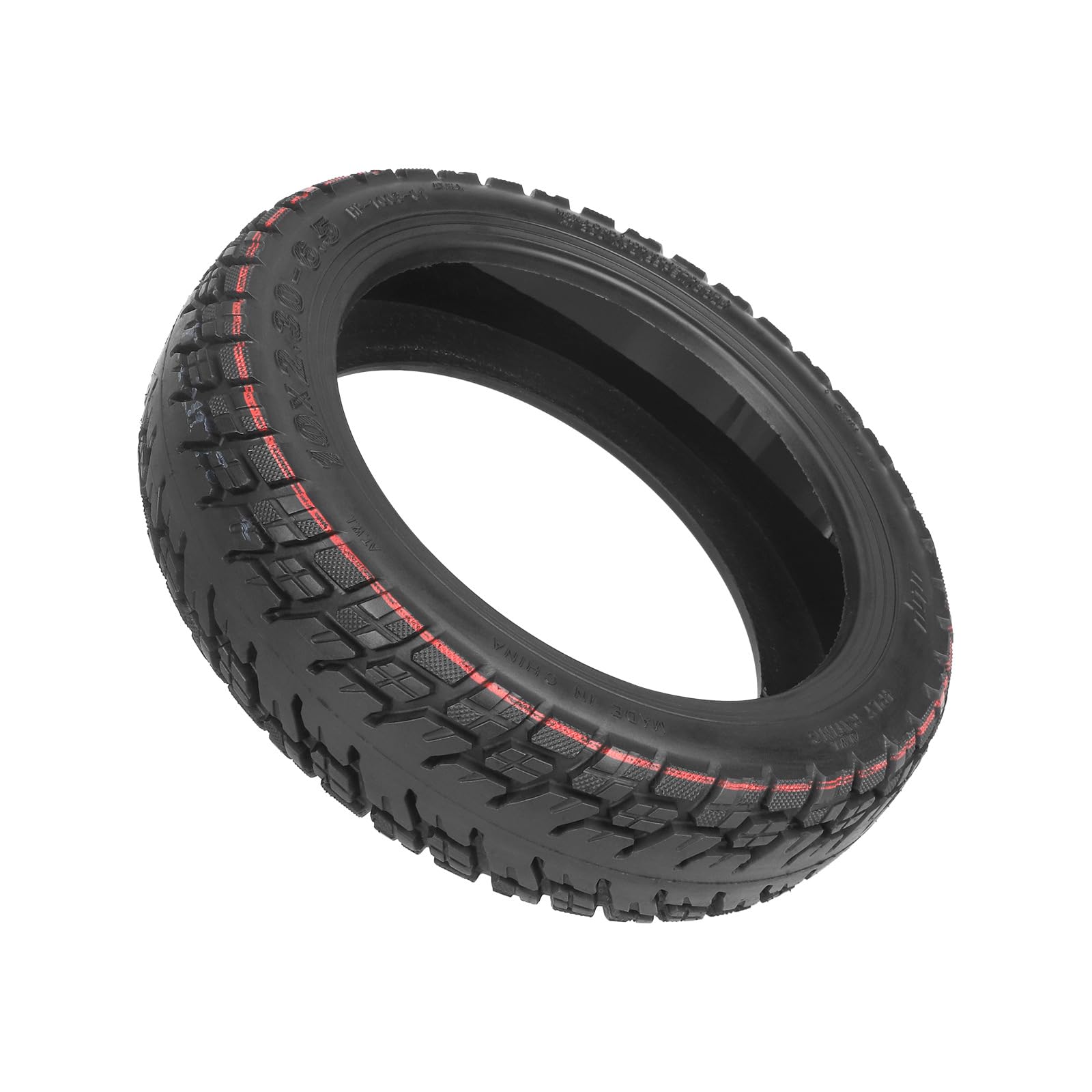 TREFAN Lot de 2 roues de rechange, 10 x 2,30-6,5", pour scooter électrique NIU KQi2/KQi2 Pro, pneus auto-réparation universels de 10" pour pneus 250 x 64, pour Xiaomi 4 Ultra, pneus tout-terrain sans