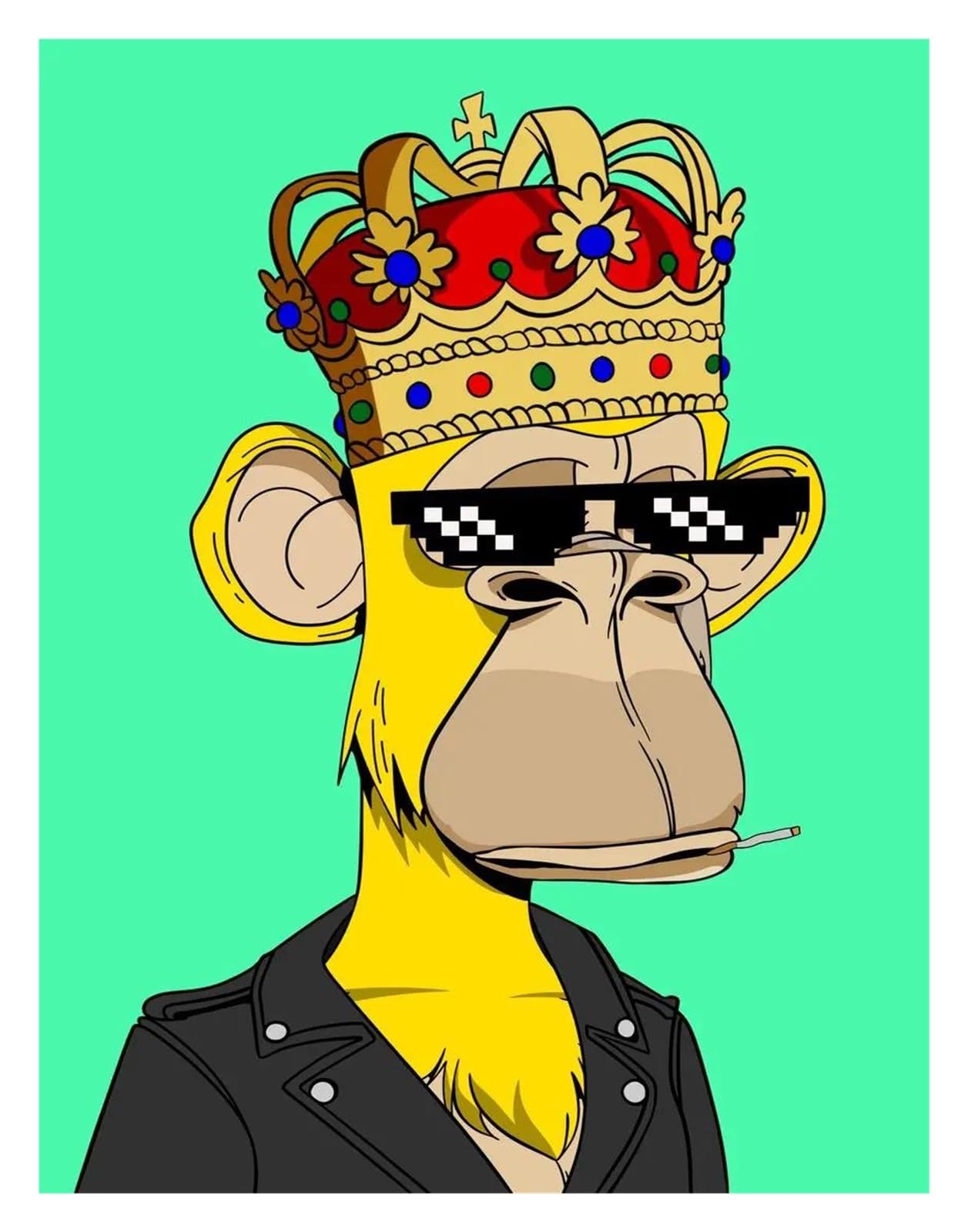 Affiches De Singe Drôles Ennuyées Tableau Mural Pop Art pour Décoration Loft
