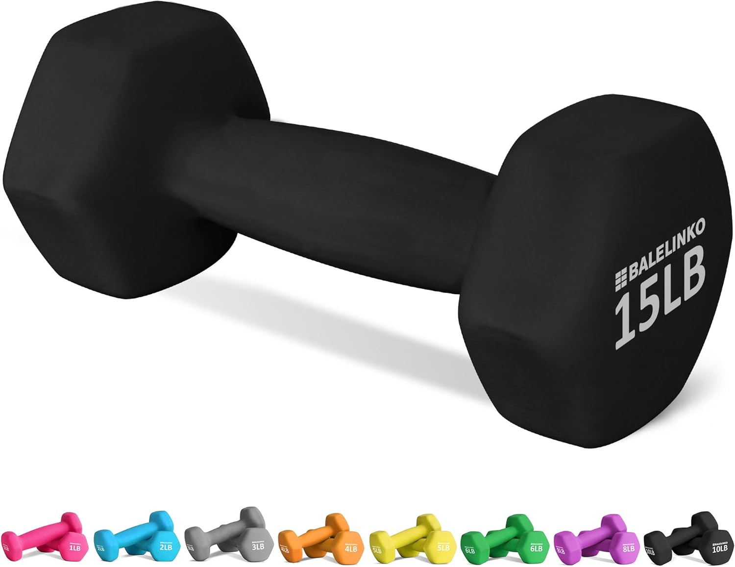 Balelinko Equipo de gimnasio en casa, entrenamiento de fuerza, pérdida de peso, pesas de pilates, juegos de yoga, pesas libres para mujeres,