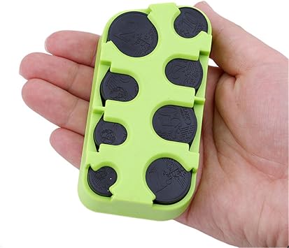 Coin Holder, Portable Coin Change Organizer, Universal Coin Storage Coin Holder for Car, Wallets, Pockets