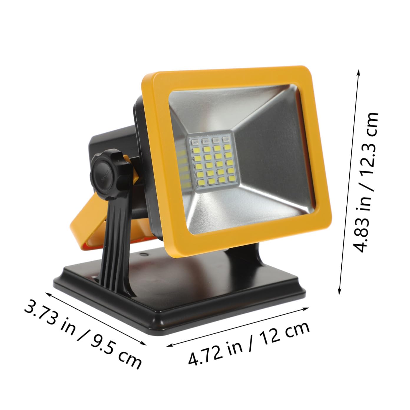 Lámpara de Emergencia LED Recargable 4400mah Luz Intermitente Rojo y Azul