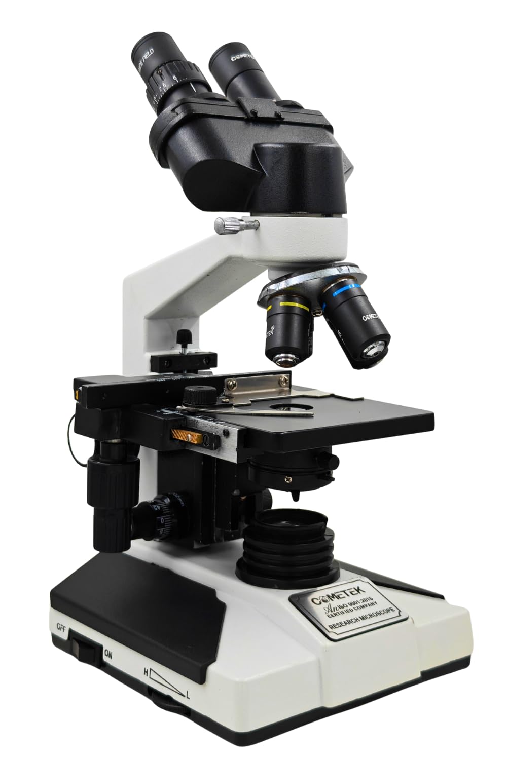 Compound Binocular Microscope for Students & Laboratory Use with Achromatic Brass Objective Lens & Inbuilt LED Illumination, Mag.: 50x-1000x (BM-11)-picture-21