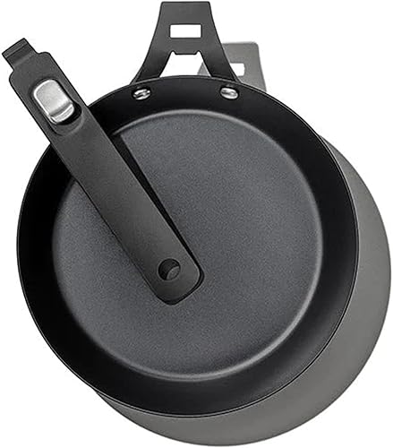 Miniatura 5 de OXO Sartén de acero al carbono para exteriores de 8 pulgadas, inducción, apta para horno, color negro