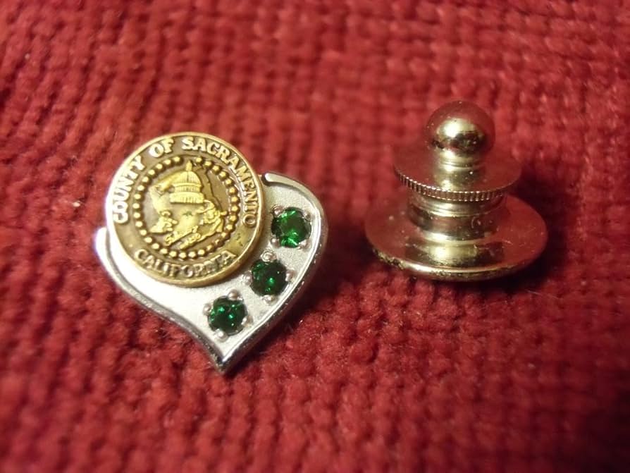 ☆アメリカ＊カリフォルニア州サクラメント郡＊勤続章（実物）