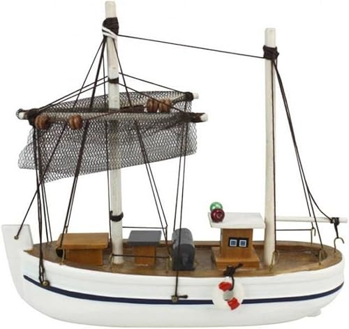 Hampton Nautical 6 "Modelo de madera barco pesca barco imposible