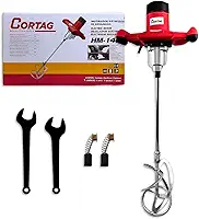 CORTAG Misturador Elétrico HM140 1600W p/Tintas e Argamassa Alta Potência p/Mistura Rápida e Homogênea Profissional - ORIGINAL (110, Volts)