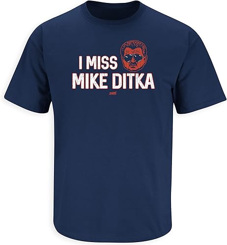 I Miss Mike Ditka - Camiseta para los fanáticos del fútbol de Chicago (SM-5XL)