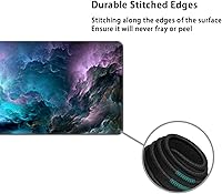 Vista 21 de MIBITRI Juego de alfombrillas para mouse y teclado, alfombrilla de mouse extendida para juegos + soporte ergonómico para reposamuñecas para teclado