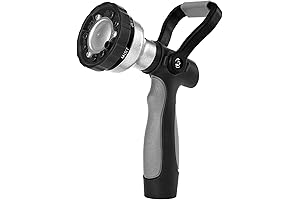 GREEN MOUNT Fireman Style High-Pressure Garden Hose Nozzle