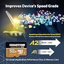 【5-Years Data Recovery】 GIGASTONE 512GB Micro SD Card, 4K Camera Extreme MAX Series Speed Up to 180MB/s, Compatible with, Gopro, DJI, REDTIGER Rove VIOFO VANTRUE Dash Cam, MicroSDXC UHS-I A2 4K U3 gallery image