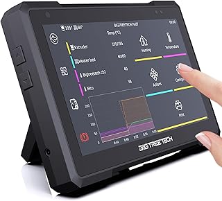BIGTREETECH Pad 7 Klipper Touchscreen 7 Zoll High-Speed Open-Source Klipper-vorgeladen 3D-Druck Smart Pad mit BTT CB1 für Ender-3 V2 Upgrade auf Klipper, Kompatibel mit CM4
