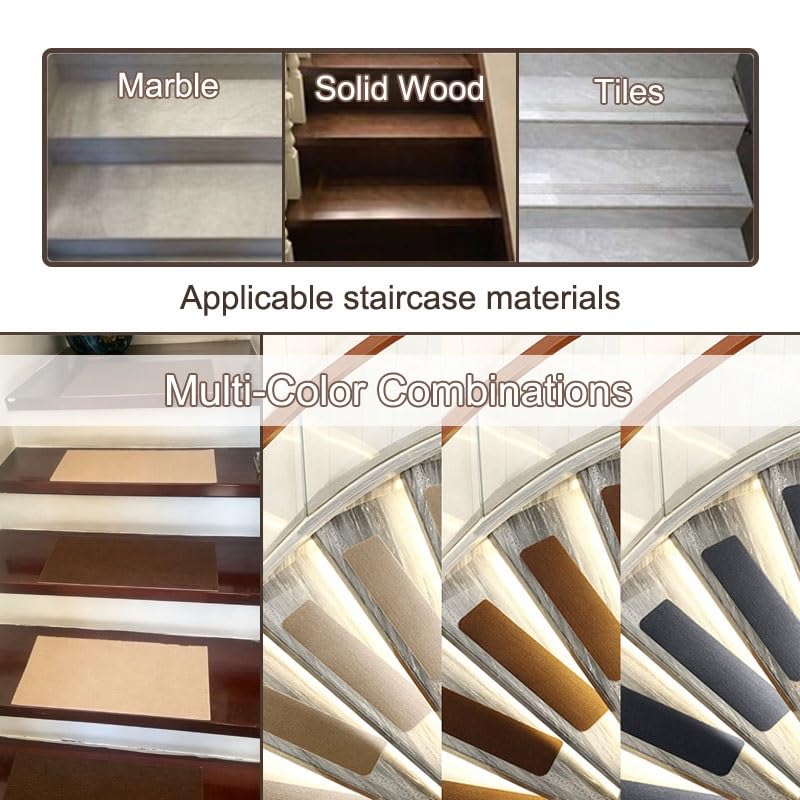 Sécurité escalier tapis antidérapant réutilisable pour éviter les chutes