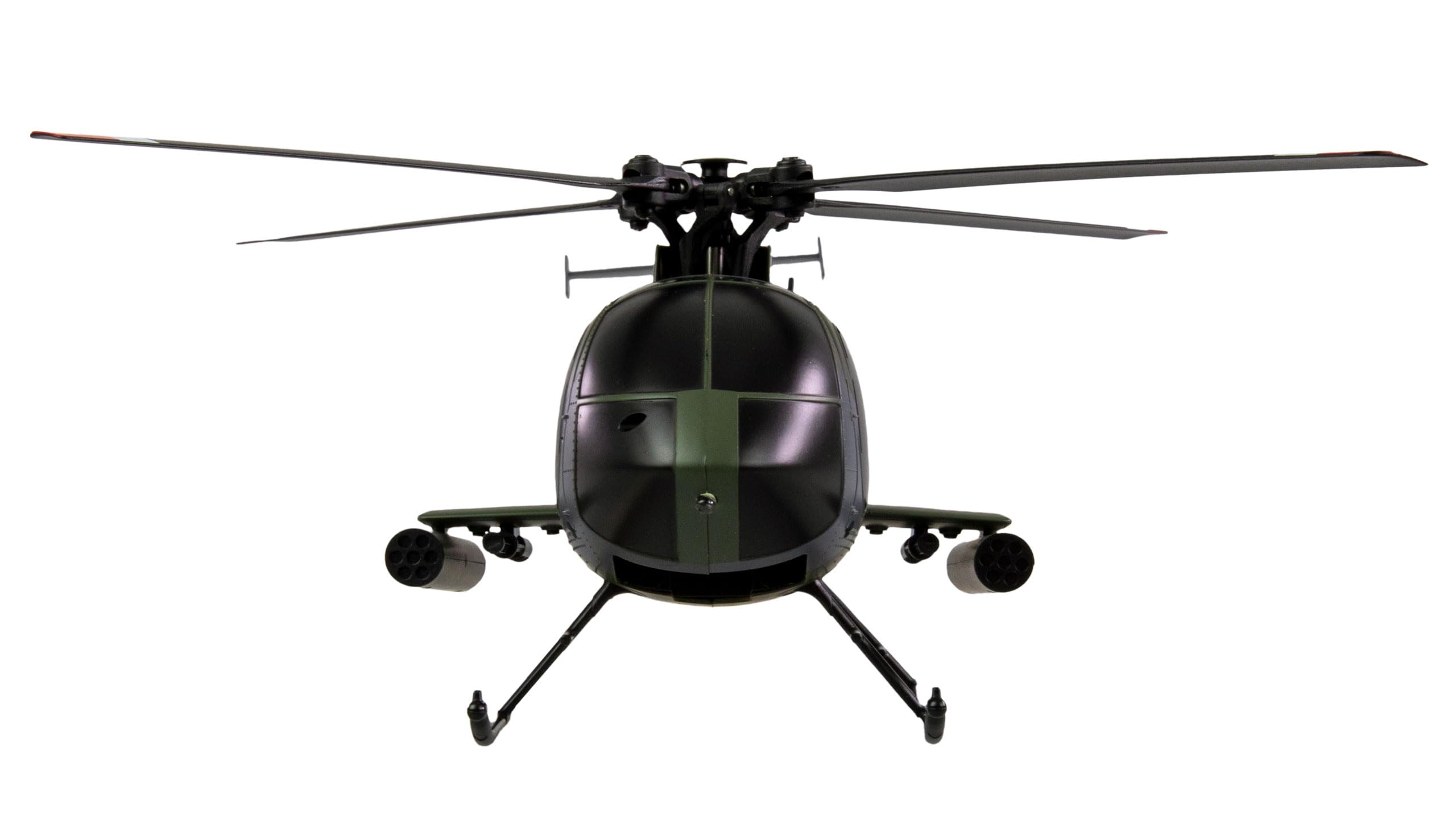RC Helikopter Hughes MD500 Militär Hubschrauber 4-Kanal 6G RTF grau