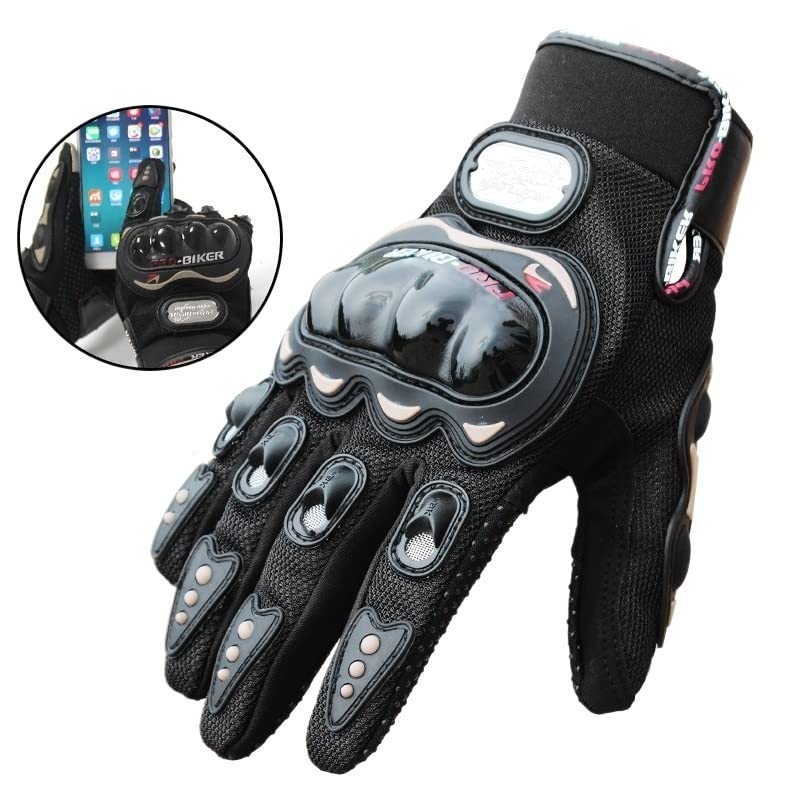 Guanti da corsa Touch Screen guanti da bici da Motocross MTB Mountain Safety guanti da bicicletta da ciclismo per moto Sport New Full Finger  18