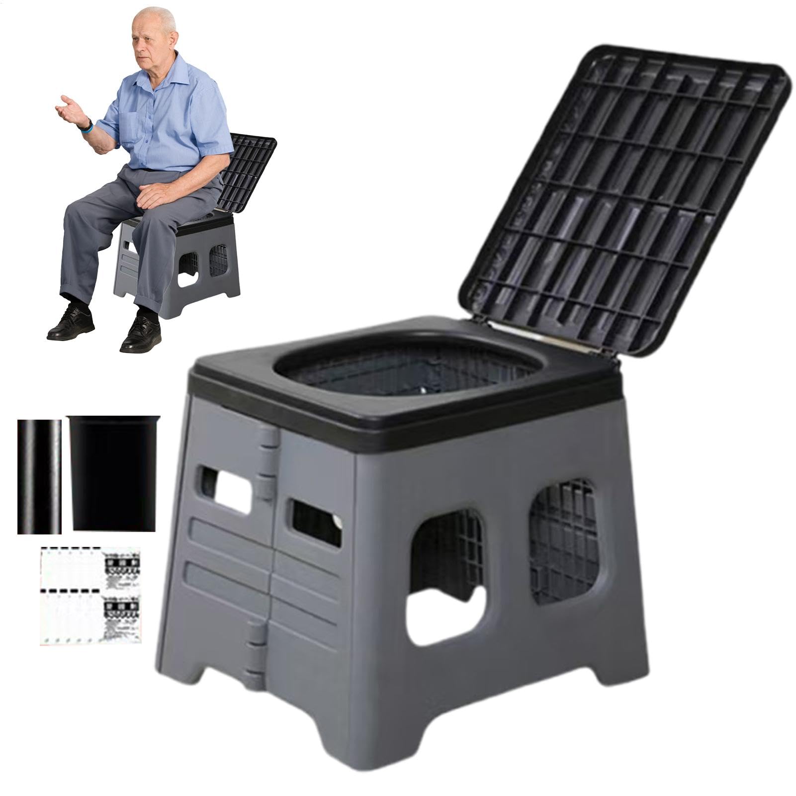 Potty de pour le camping, toilettes portables pour le camping Toilet de | Salle de bain portable hygiénique de soins personnels pour le camping et les s sur la route