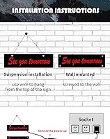 Vista 6 de Letreros de neón LED para decoración de pared, letrero de neón LED para despedida de soltera, cumpleaños, compromiso, fiesta, bar, decoración