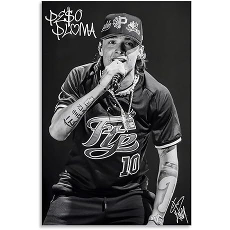 KrAtoz Rapper Poster Peso Pluma: Unframed Wall Art for Music Fans