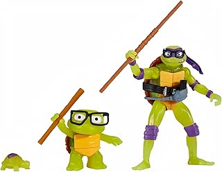 Teenage Mutant Ninja Turtles: Mutant Mayhem 4.5” Donatello Making of A Ninja Basic Action Figure by Playmates Toys