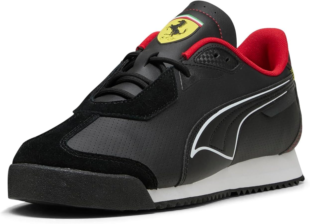 Amazon.com | PUMA Men's Scuderia Ferrari Roma Shoes, Black, 7, 7