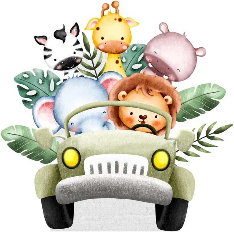 Watercolor Animal Cardboard Cutout, Stand Up, Standup - Car