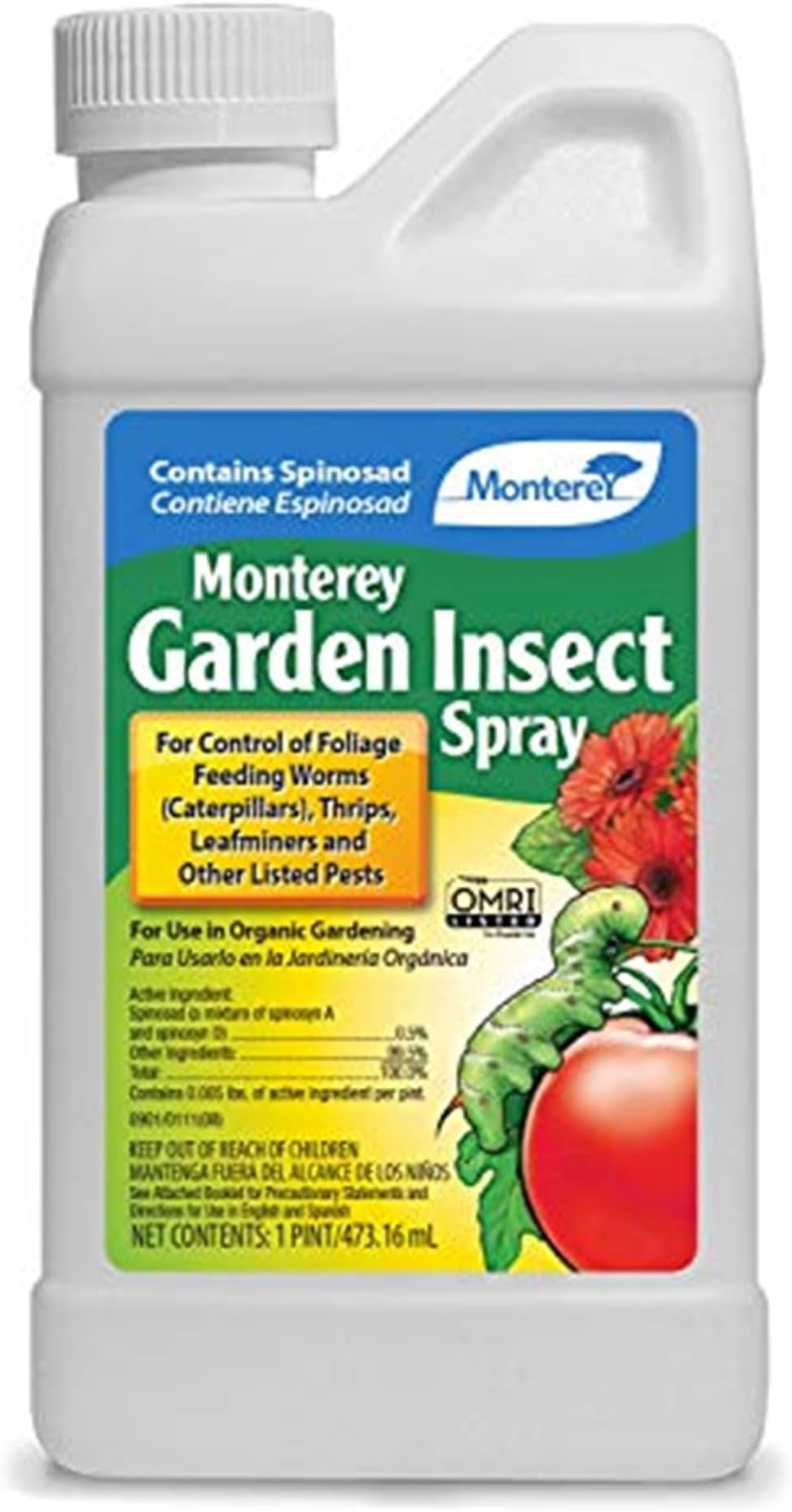 Monterey Garden Insect Spray, Concentrate, 16 Oz.