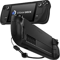 Spigen Steam Deck Case with Strap Cover TPU Scratch Resistant Screen Protector Shock Absorption Rugged Armor ACS03730 (Matte 
