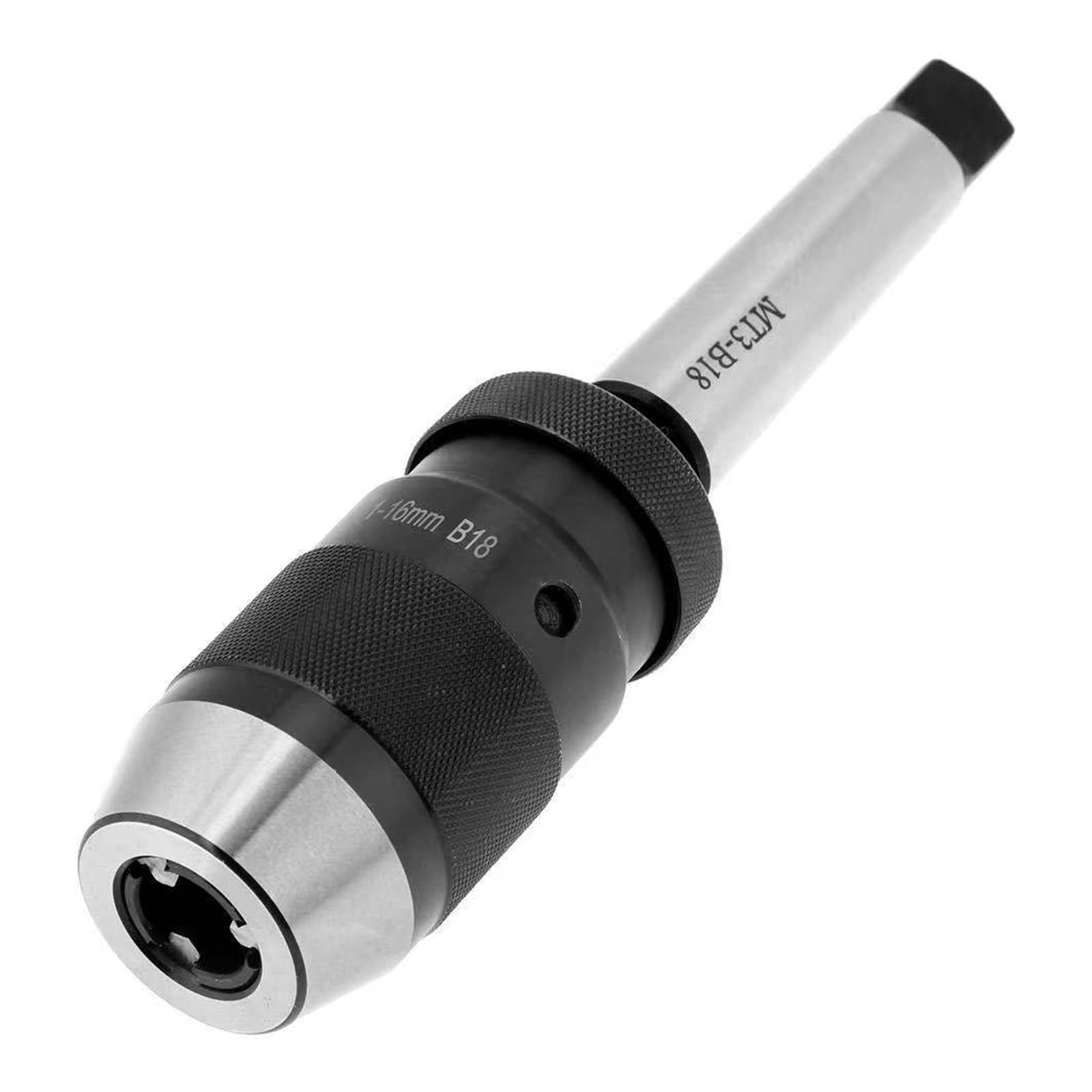 1 zestaw pasuje do MT1 MT2 MT3 MT4 B16 (1-13 MM) automatyczny samozaciskowy uchwyt wiertarski Morse'a MT1/MT2/3/4 chwyt stożkowy korbowód uniwersalny (Color : MTB3-B16(1-13MM))