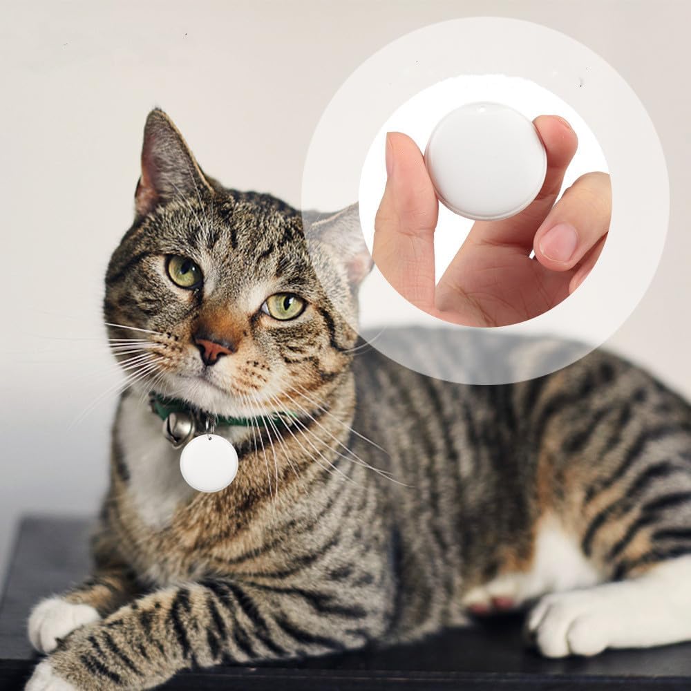 Mini Item Finder, Cat GPS Collar Tracking Device, No Monthly Fee App