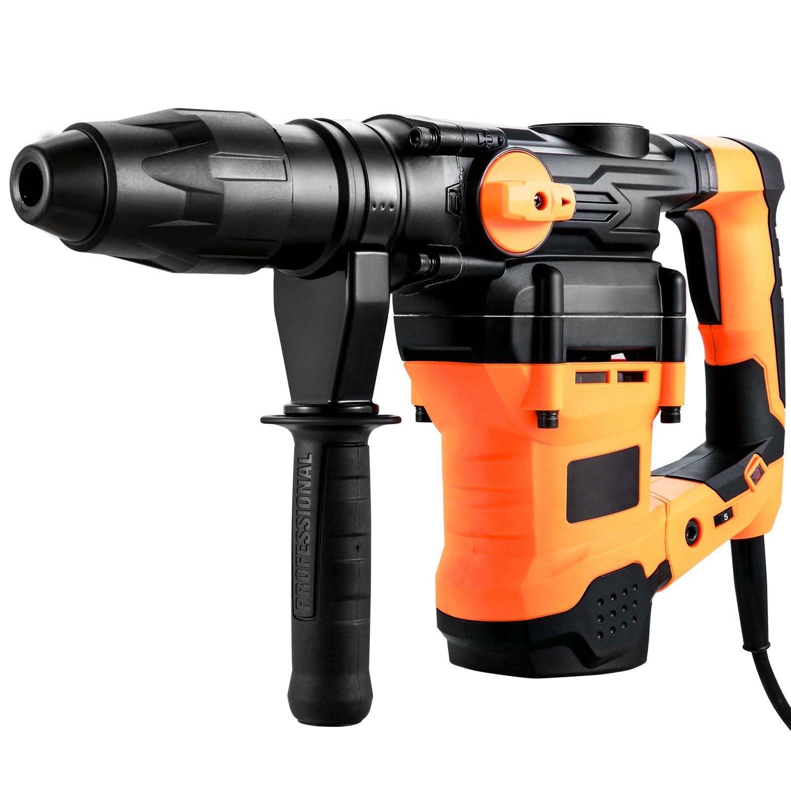 SDS-Max Hammer Drill 1-9/16 Inch, 13 Amp Corded, Heavy Duty Demolition Hammer, Variable S…