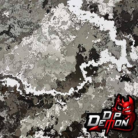 Veil CAMO Alpine Hydrographic Film Hydro Dipping Snow camo Dip Demon