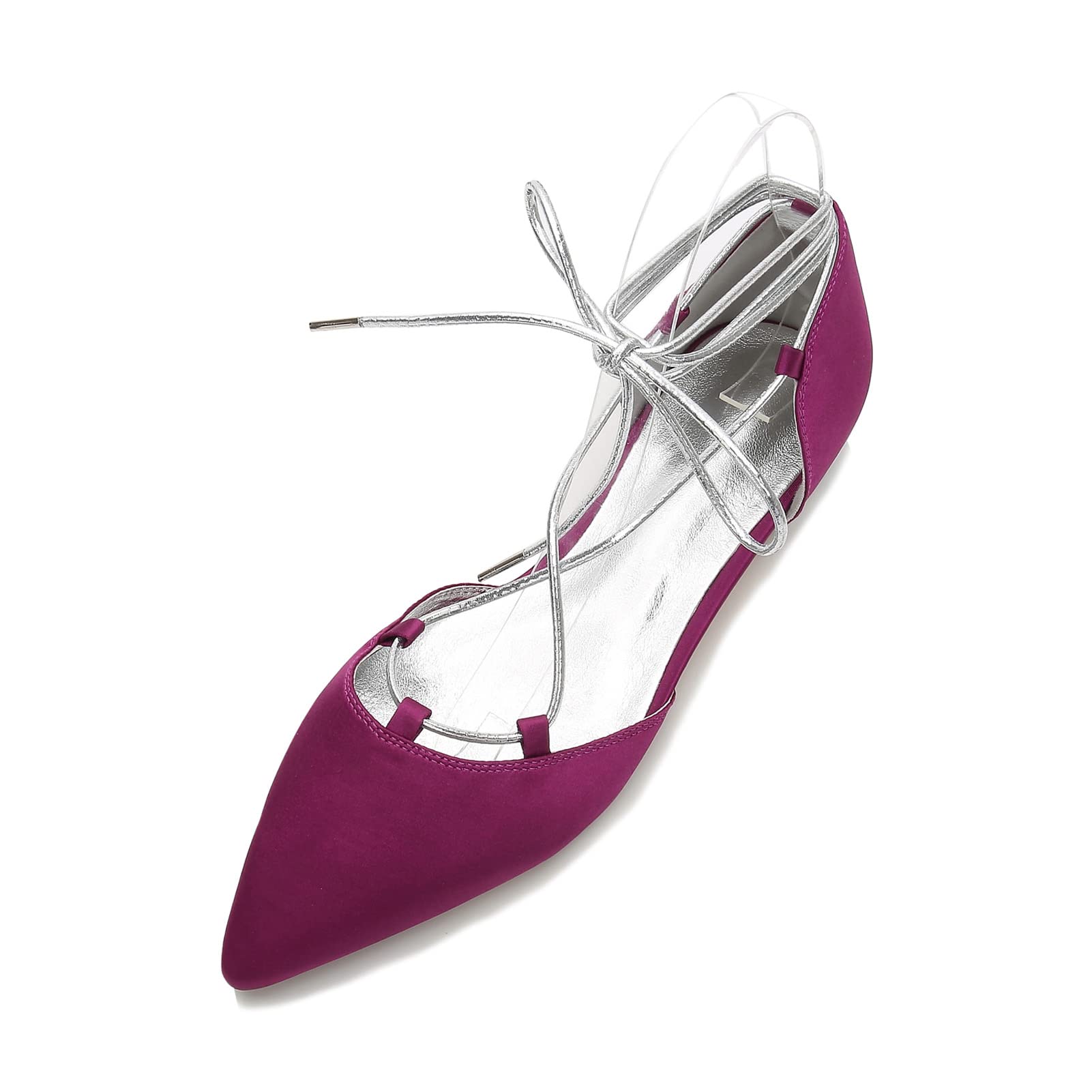 Women's Casual Pointed Toe Flats Shoes Comfortable Dressy Flat Work Shoes