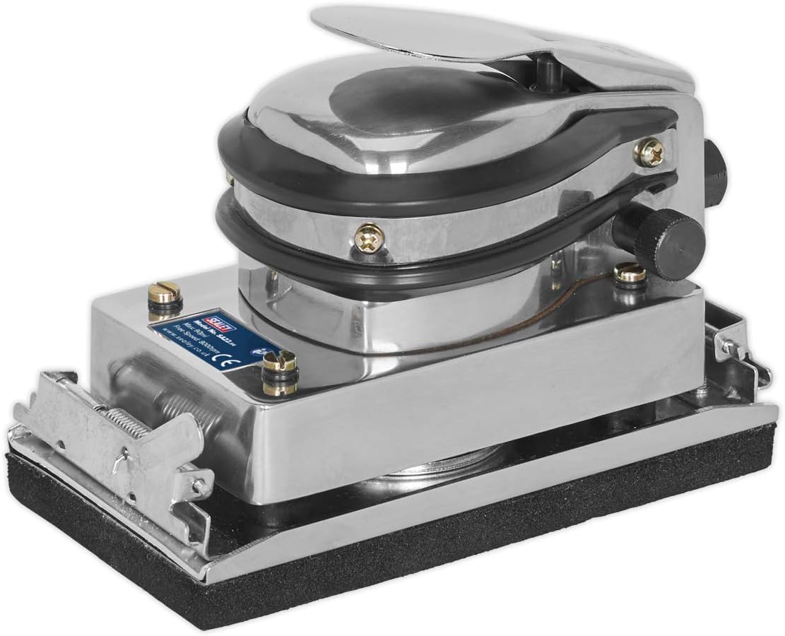 Levigatrice piana ad aria compressa Sealey SA22, parte superiore anteriore view