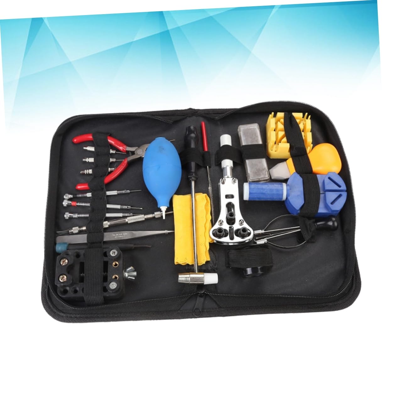 PACKOVE 22piezas Kit de Reparación de Relojes Herramienta Profesional para Cambiar Batería Barra de Resorte Removedor de Eslabones Pasador de Correa Kit de Reparación de Joyas