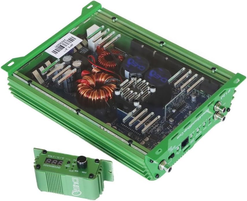 DOWN4SOUND JP1.2Z3 Green | 1200W RMS - 4 2 1 Any-OHM Amplifier