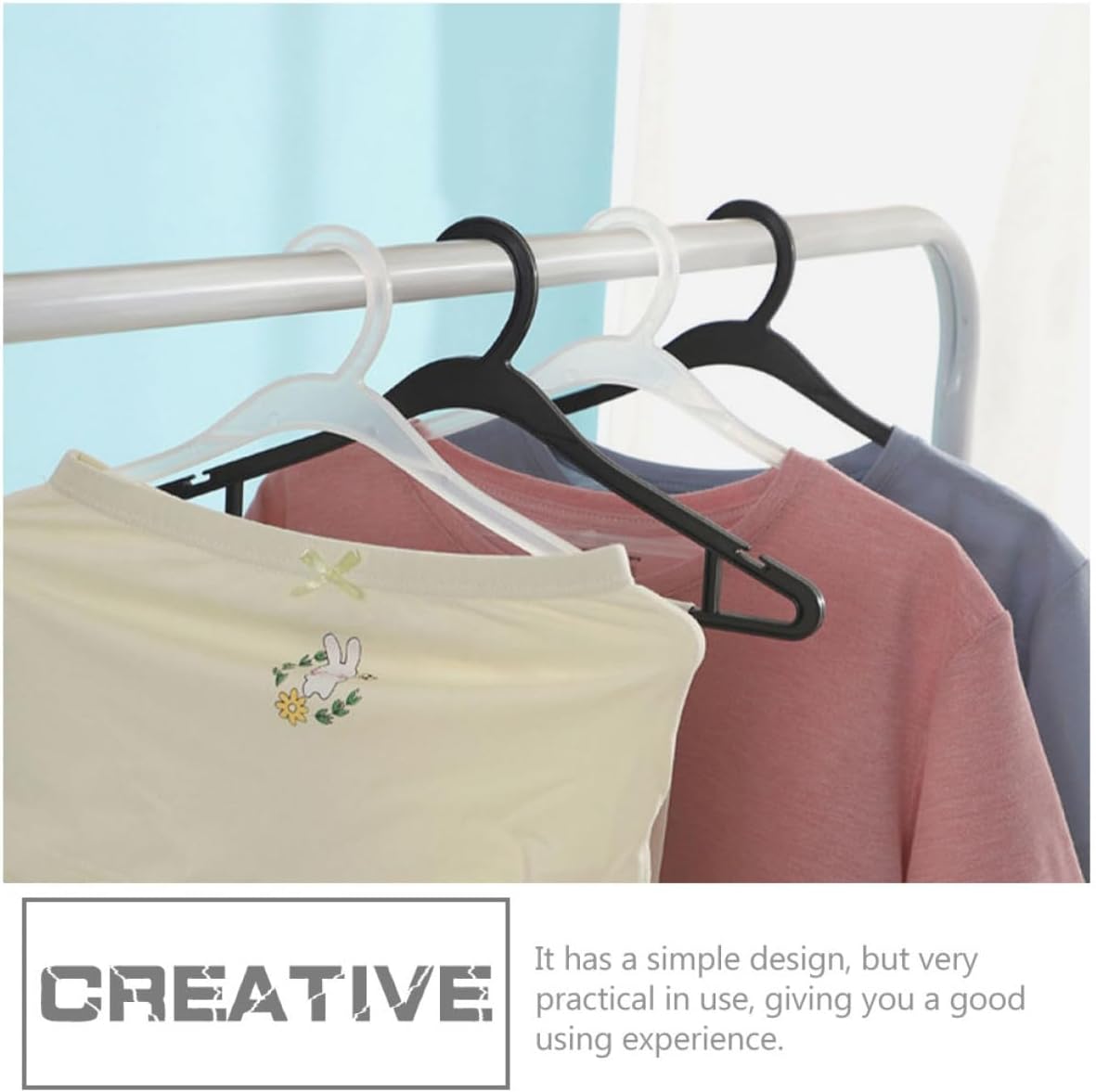 Children's Clothes Hangers Space Saving Organizer 20pcs Plastic Non Slip