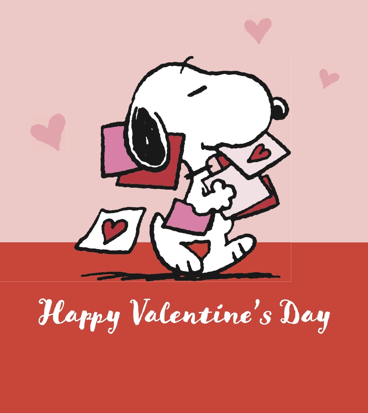 Peanuts Valentine’s Day Card – Official Snoopy & Friends Greeting Card – Cute Romantic or Friendship Card for Valentine’s Day