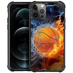 DAIZAG Case Compatible with iPhone 14 Shockproof Soft TPU Phone Case for Boy Men Gift Cover Ice Fire