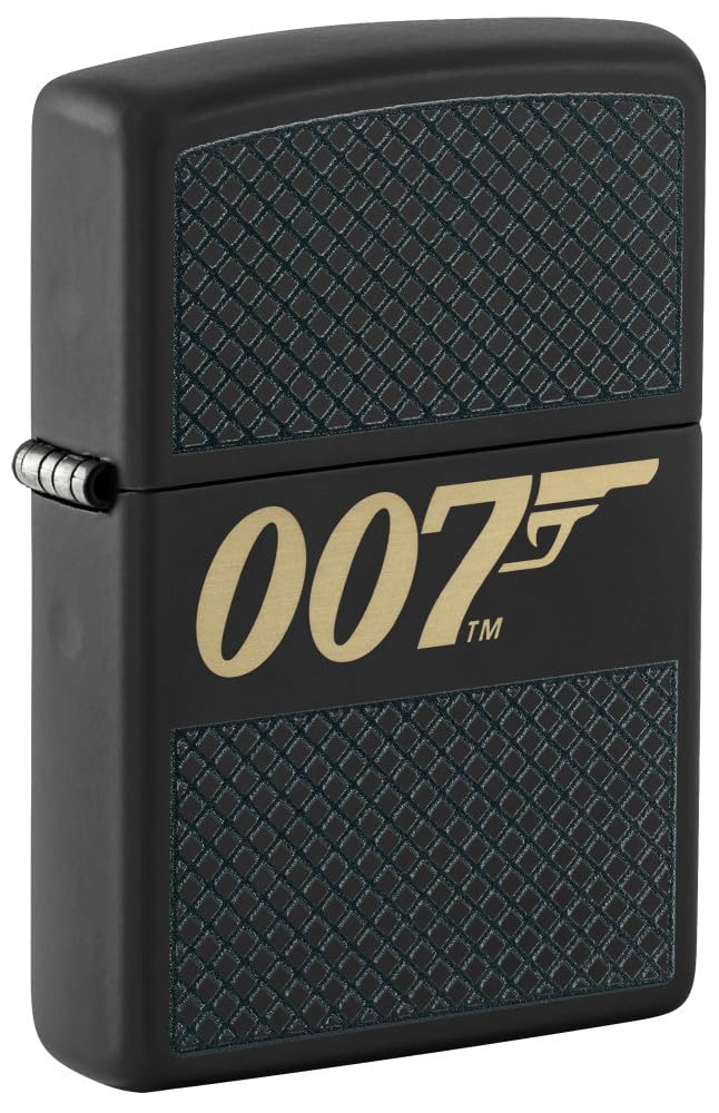 Amazon.com: Zippo James Bond 007™ Design Black Matte Pocket