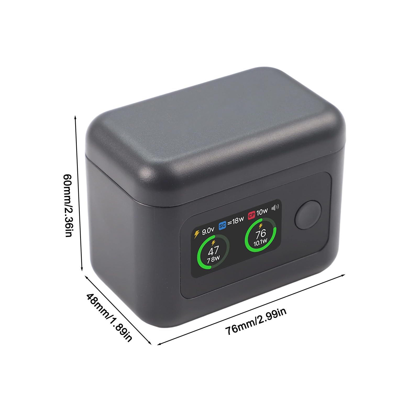 Hub di ricarica, caricabatterie per Insta360 X5, ricarica rapida da 27 W con display a LED, stazione di alimentazione a doppio slot, custodia portatile da viaggio