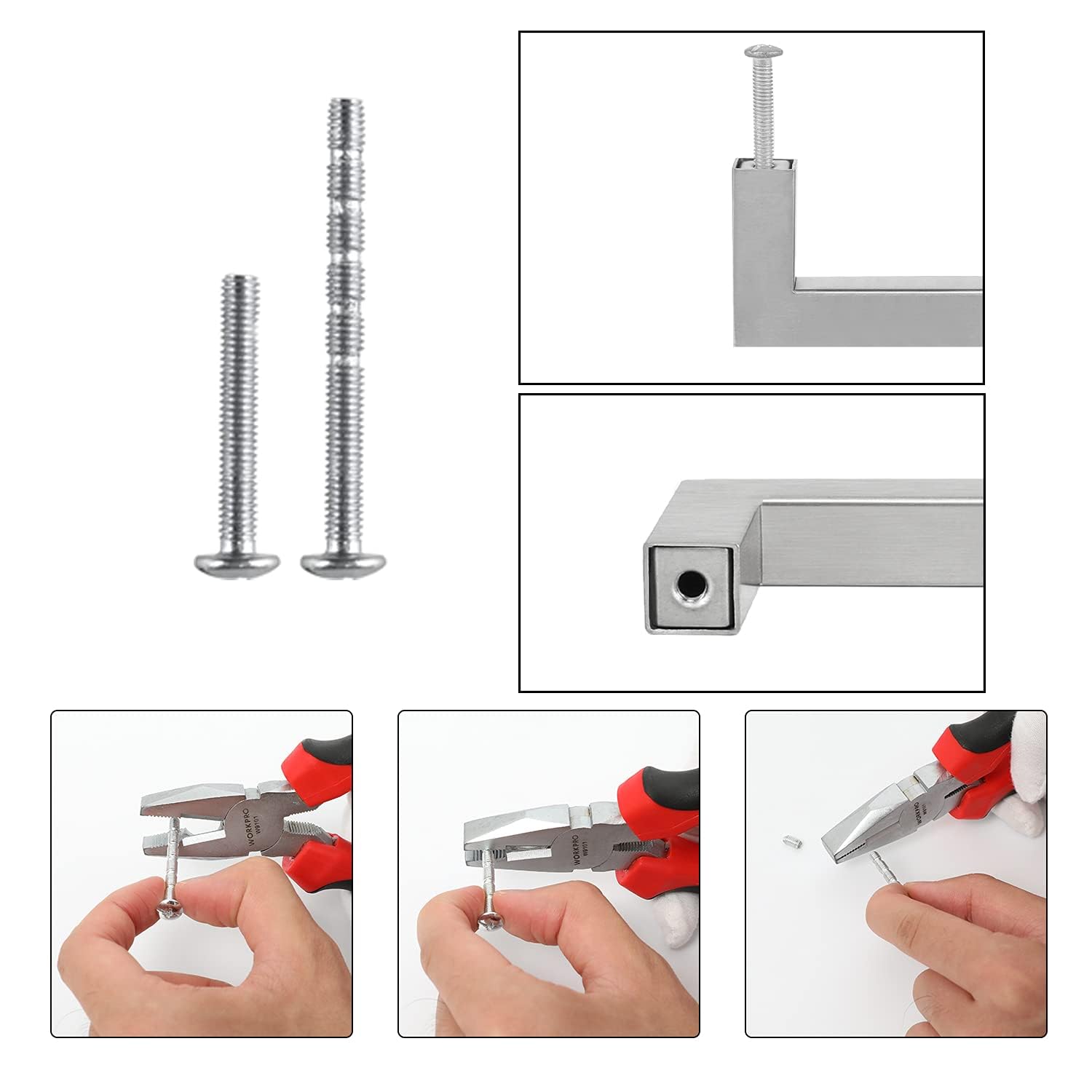 Maniglie Per Mobili Vintage In Acciaio Inox - 15 Pezzi, Distanza Fori 192 Mm, Finitura Oro - Foto 10