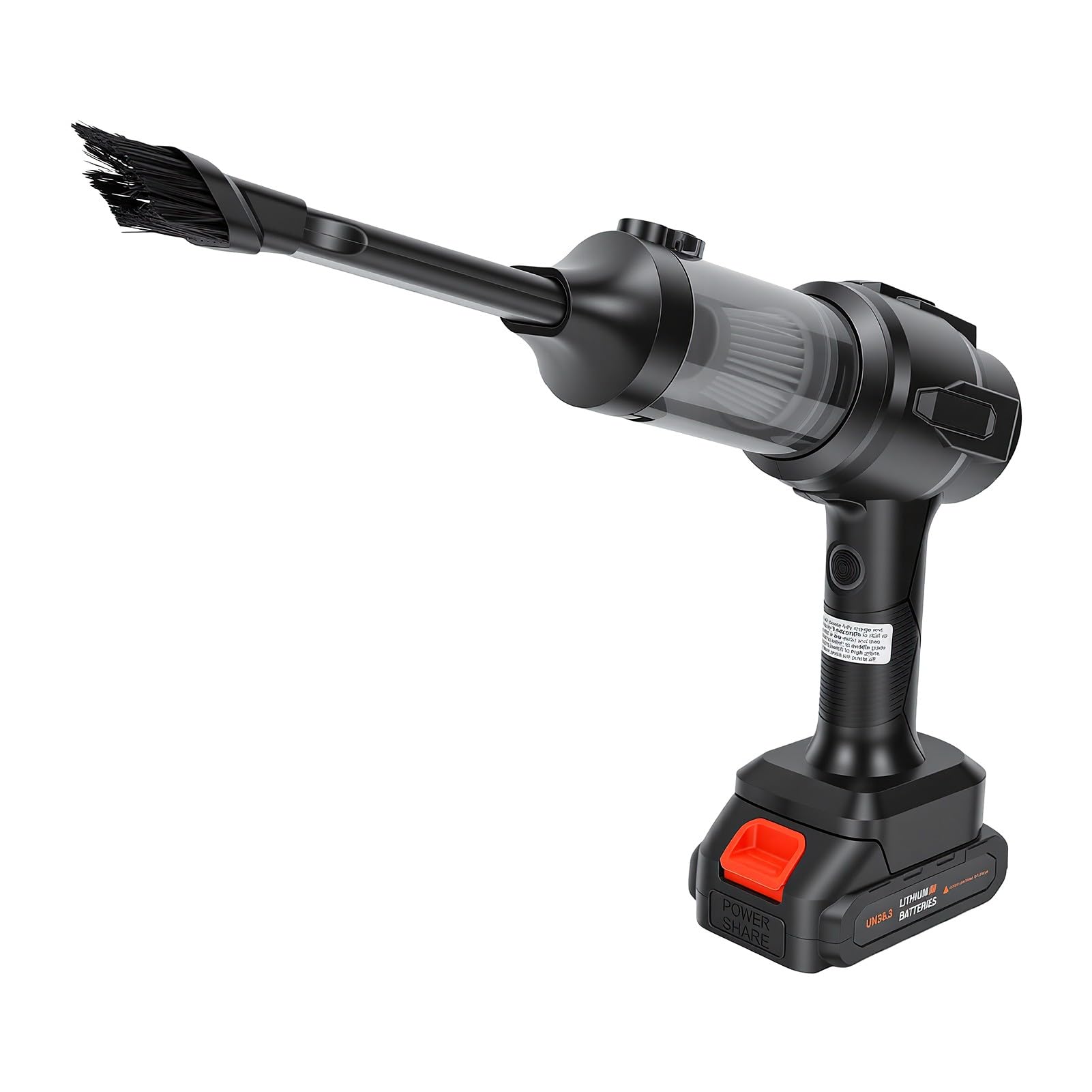 Brrnoo Auto Staubsauger 2 in 1 Akku 20KPa Saugkraft 120W Motor für