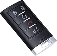 Vista 7 de SUPALAND Llavero de repuesto para Cadillac SRX 2010 2011 2012 2013 2014 2015 ATS XTS 2013-2014 ELR botón de arranque inteligente de proximidad sin