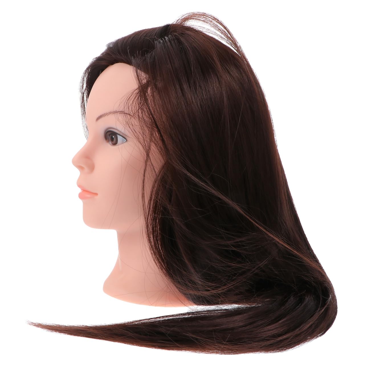 High Temperature Wig Head Mannequin Hairdressing Training Model No Shed No Smell