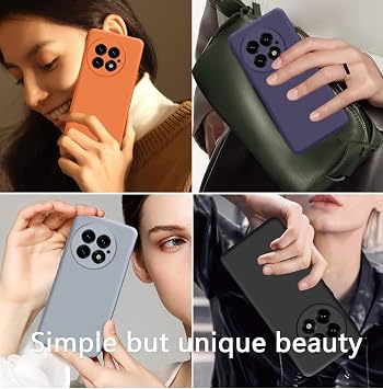 OnePlus 13用超薄型ケース、ウルトラスリム肌に優しい傷防止ハードフォンカバー One Plus 13用 フルカメラ保護 スムーズマット仕上げ 洗練されたミニマリストケース、パープル