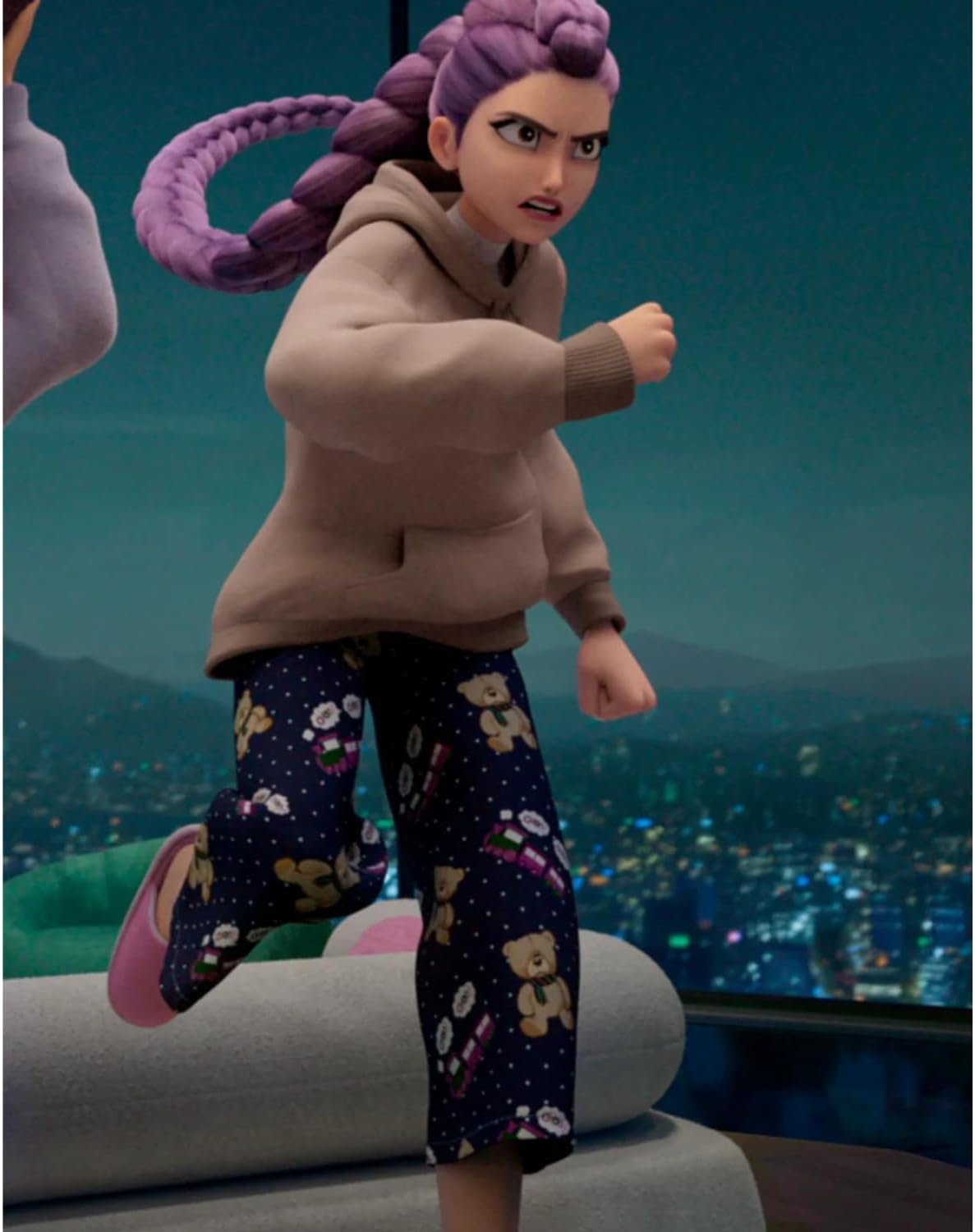 KPop Demon Hunters Rumi Choo Choo Pajama Pants - Officially Licensed - Image 2