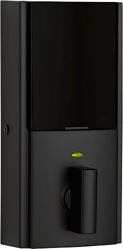 Miniatura 3 de Kwikset SmartCode 916 Z-Wave Smart Lock, cerradura de puerta compatible con anillo de entrada sin llave, cerrojo electrónico con pantalla táctil,