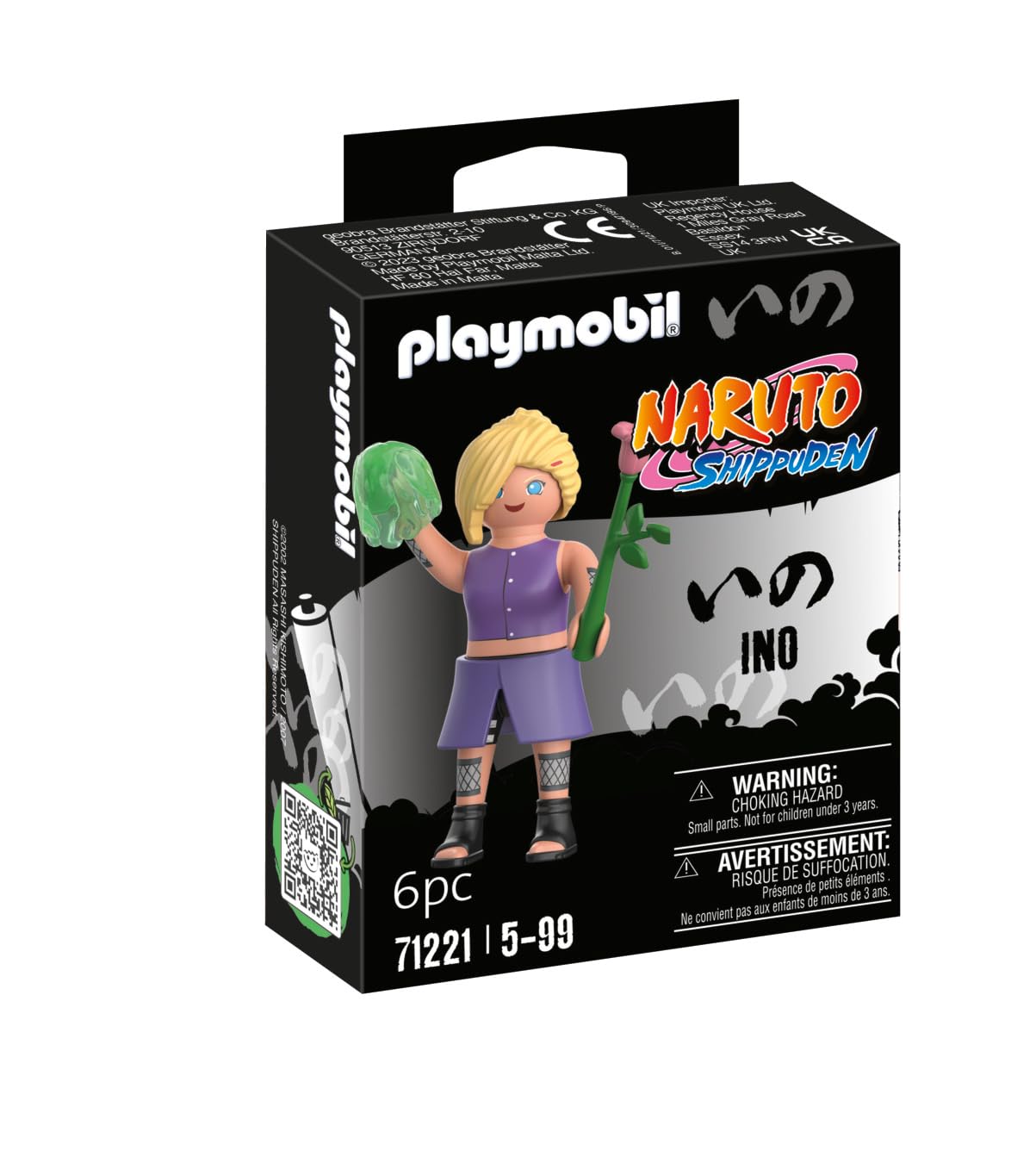 PLAYMOBIL 71221 Naruto Ino, a Partir de 5 años